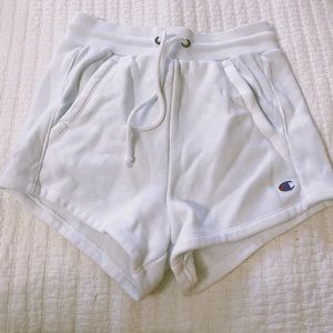 White Champion Shorts